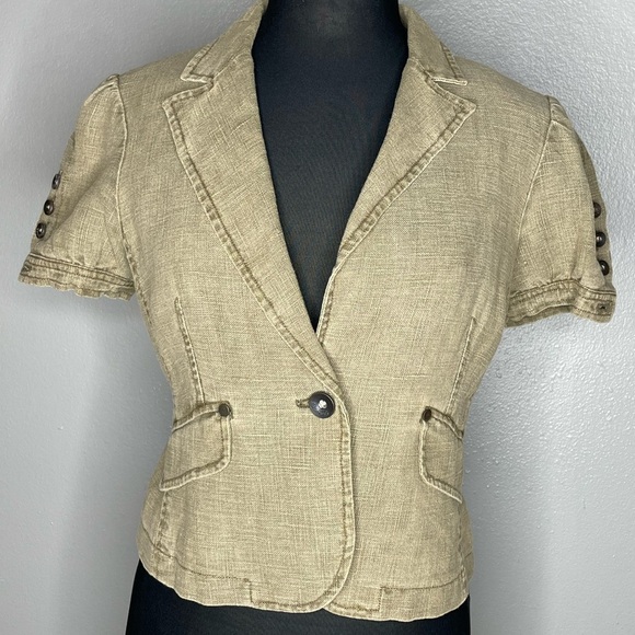 Fillmore Denim Tan Jacket | Size Medium - Picture 3 of 7